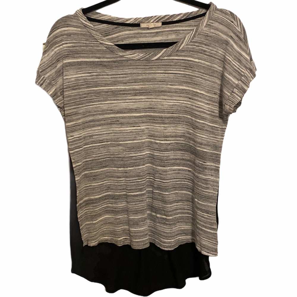Pleione blouse with sheer back. Great condition.